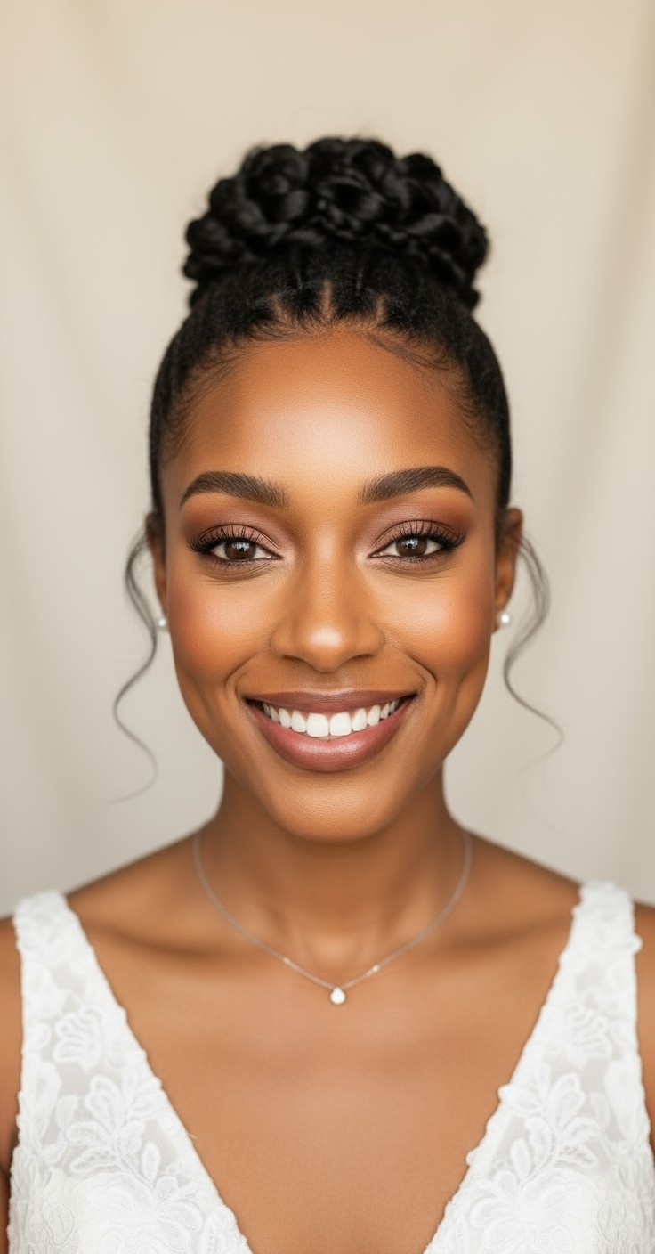 After Bridal Bun Hairstyle